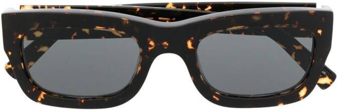 Marni Eyewear CWE zonnebril met rechthoekig montuur Zwart