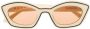 Marni Eyewear EXS zonnebril met cat-eye montuur Beige - Thumbnail 1