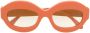 Marni Eyewear G1E zonnebril met ovaal montuur Oranje - Thumbnail 1