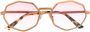 Marni Eyewear Zonnebril met geometrisch montuur Roze - Thumbnail 1