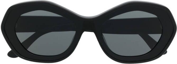 Marni Eyewear Zonnebril met geometrisch montuur Zwart