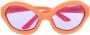 Marni Eyewear Zonnebril met geometrisch montuur Oranje - Thumbnail 1