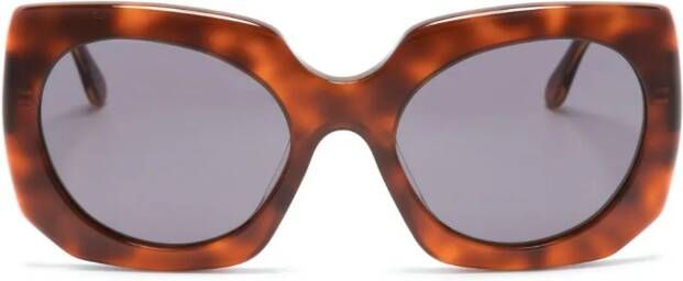 Marni Eyewear Jellyfish Lake zonnebril met geometrisch montuur Goud