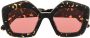 Marni Eyewear MHL pentagon zonnebril Bruin - Thumbnail 1