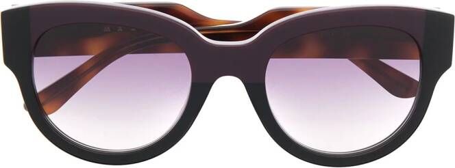 Marni Eyewear Wayfarer zonnebril Bruin