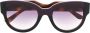 Marni Eyewear Wayfarer zonnebril Bruin - Thumbnail 1
