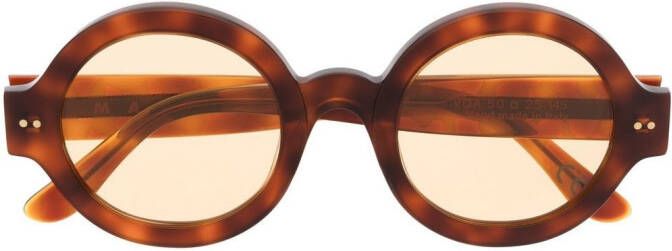 Marni Eyewear x RSF Nakagin Tower zonnebril met getinte glazen Bruin