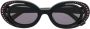Marni Eyewear Zonnebril met ovaal montuur Zwart - Thumbnail 1