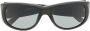 Marni Eyewear Zonnebril met ovalen montuur Zwart - Thumbnail 1
