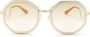 Marni Eyewear Zonnebril met rond montuur Goud - Thumbnail 1