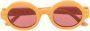 Marni Eyewear Zonnebril met rond montuur Oranje - Thumbnail 1