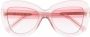 Marni Eyewear Zonnebril met vierkant montuur Roze - Thumbnail 1