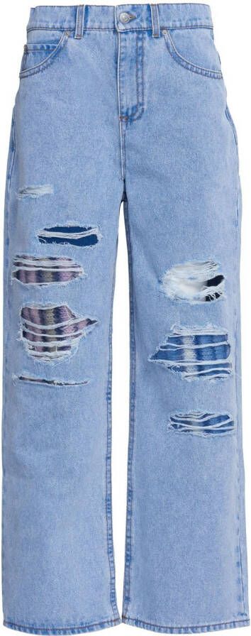 Marni Gerafelde jeans Blauw