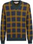 Marni Geruite trui met V-hals Blauw - Thumbnail 1
