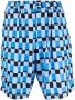 Marni Geruite shorts Blauw - Thumbnail 1