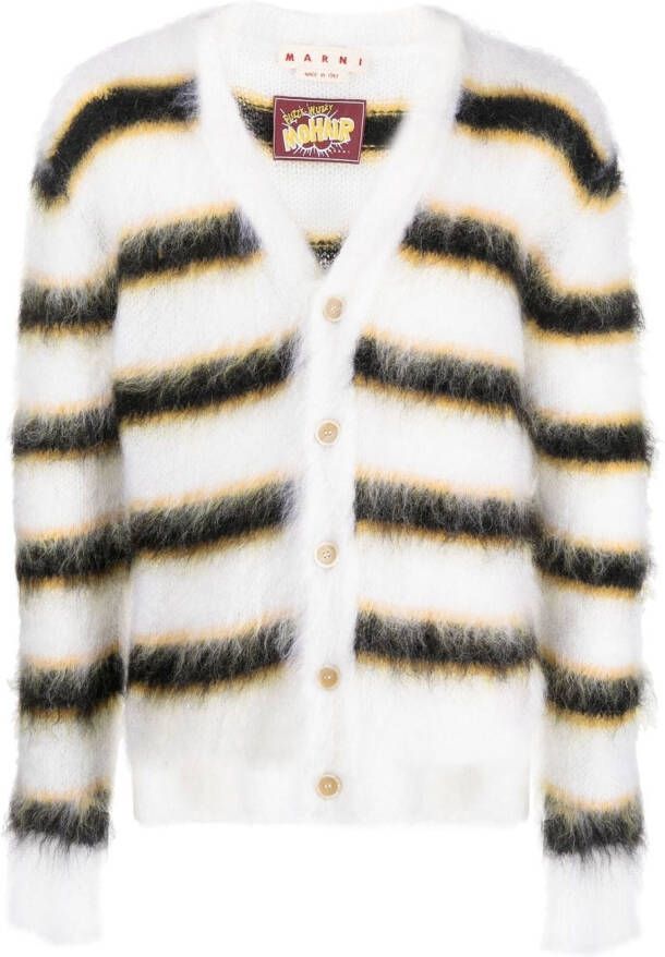 Marni Gestreept vest Wit