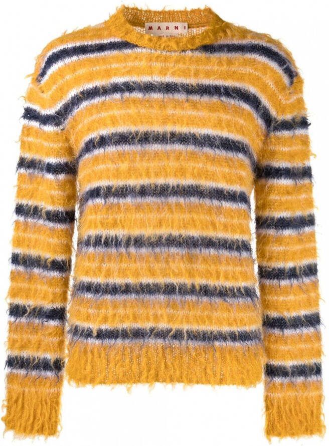 Marni Gestreepte sweater Geel