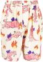 Marni Bermuda shorts met grafische print Beige - Thumbnail 1
