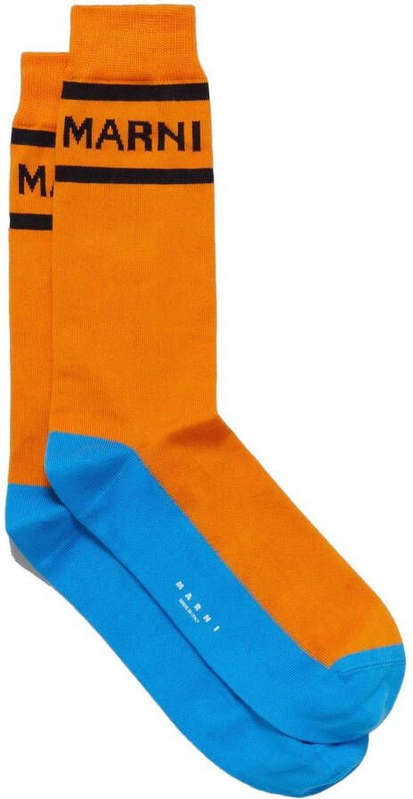 Marni Intarsia sokken Oranje