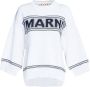 Marni Intarsia sweater Wit - Thumbnail 1