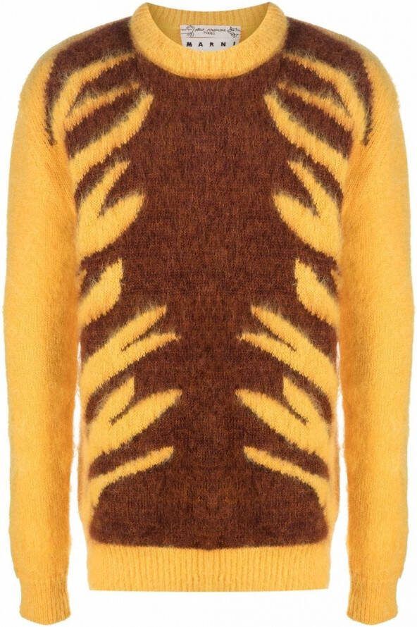 Marni Intarsia trui Geel