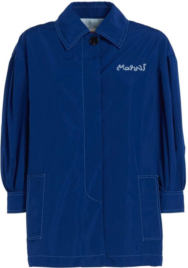 Marni Jack met geborduurd logo Blauw