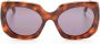 Marni Eyewear Jellyfish Lake zonnebril met oversized montuur Bruin - Thumbnail 1