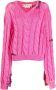 Marni Gebreide kleding met V-hals Roze Dames - Thumbnail 2