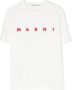 Marni Kids T-shirt met logoprint Wit - Thumbnail 1