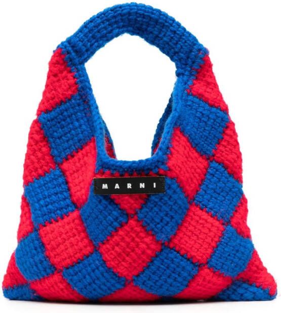 Marni Diamond Crochet Stijlvol Model Blue