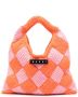 Marni Kids Market gehaakte tas Roze - Thumbnail 1