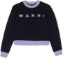 Marni Kids Sweater met colourblocking Blauw - Thumbnail 1