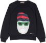 Marni Kids Sweater met logopatch Blauw - Thumbnail 1