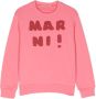 Marni Kids Sweater met logoprint Roze - Thumbnail 1