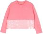 Marni Kids Sweater met pailletten logo Roze - Thumbnail 1