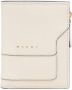 Marni Leren portemonnee Beige - Thumbnail 1