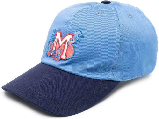 Marni Honkbalpet met logopatch Blauw