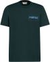 Marni T-shirt met logopatch Blauw - Thumbnail 1