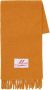 Marni Sjaal met logopatch van alpacablend Oranje - Thumbnail 1