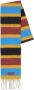 Marni Gestreepte sjaal met logo-applicatie Geel - Thumbnail 1