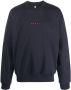 Marni Sweater met logoprint Blauw - Thumbnail 1
