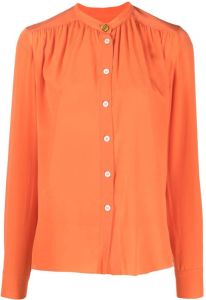 Marni Zijden blouse Oranje