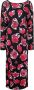 Marni Maxi-jurk met rozenprint Zwart - Thumbnail 1