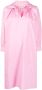 Marni Mini-jurk met geborduurd logo Roze - Thumbnail 1