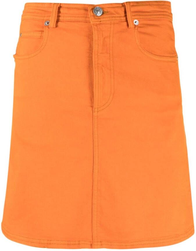 Marni Mini-rok met geborduurd logo Oranje