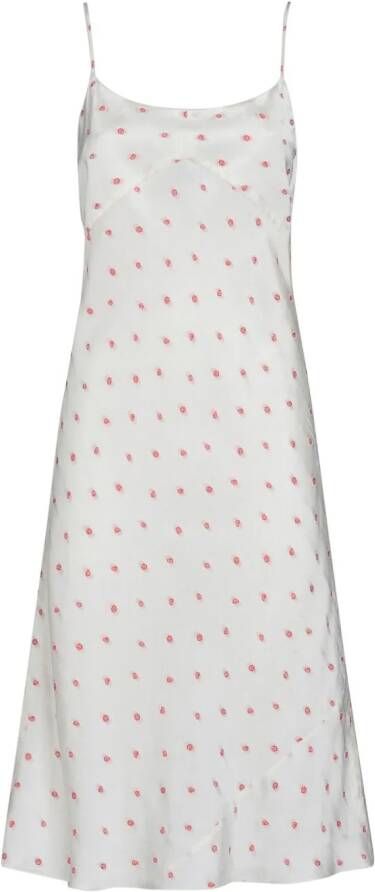 Marni Jurk met jacquard Wit