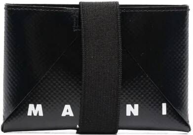 Marni Tribeca Logo Pasjeshouder Portemonnee Black Dames