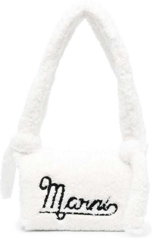 Marni Prisma kleine schoudertas Wit