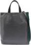 Marni Leren shopper Groen - Thumbnail 1