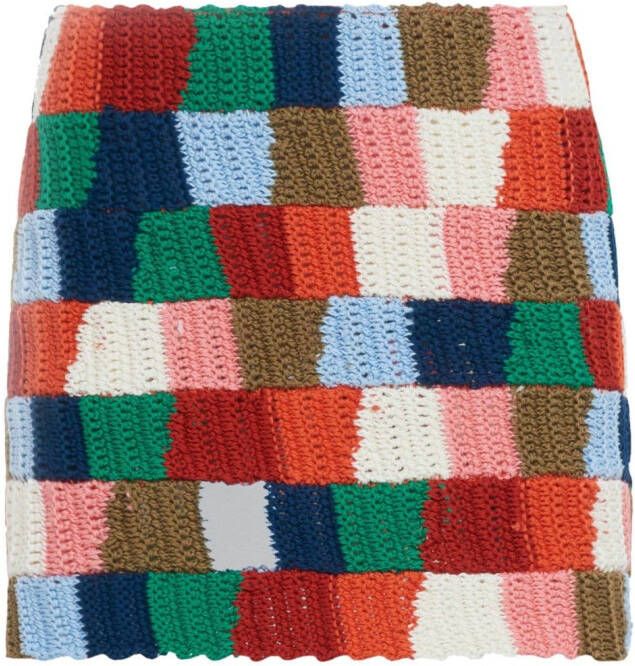 Marni Rok met colourblocking Rood